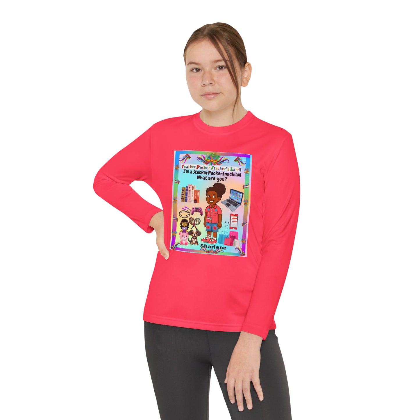 Youth Long Sleeve Tee — I’m a "StackerPackerSnackian!" What are you?