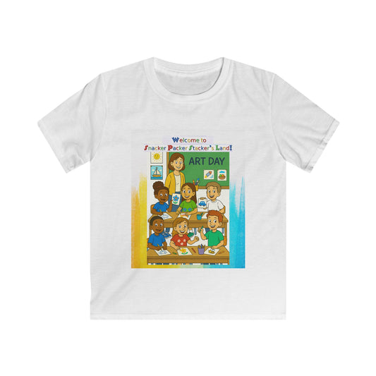 Art Day Kids Tee - Welcome to Painter Pacific's Artist Land