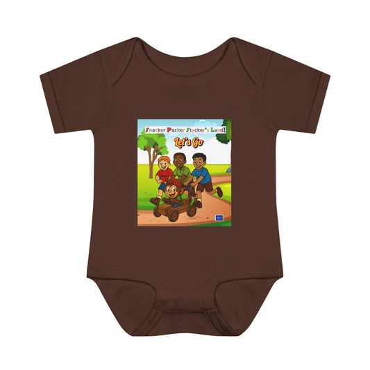 Cute Cartoon Adventure Infant Bodysuit – Perfect for Playtime