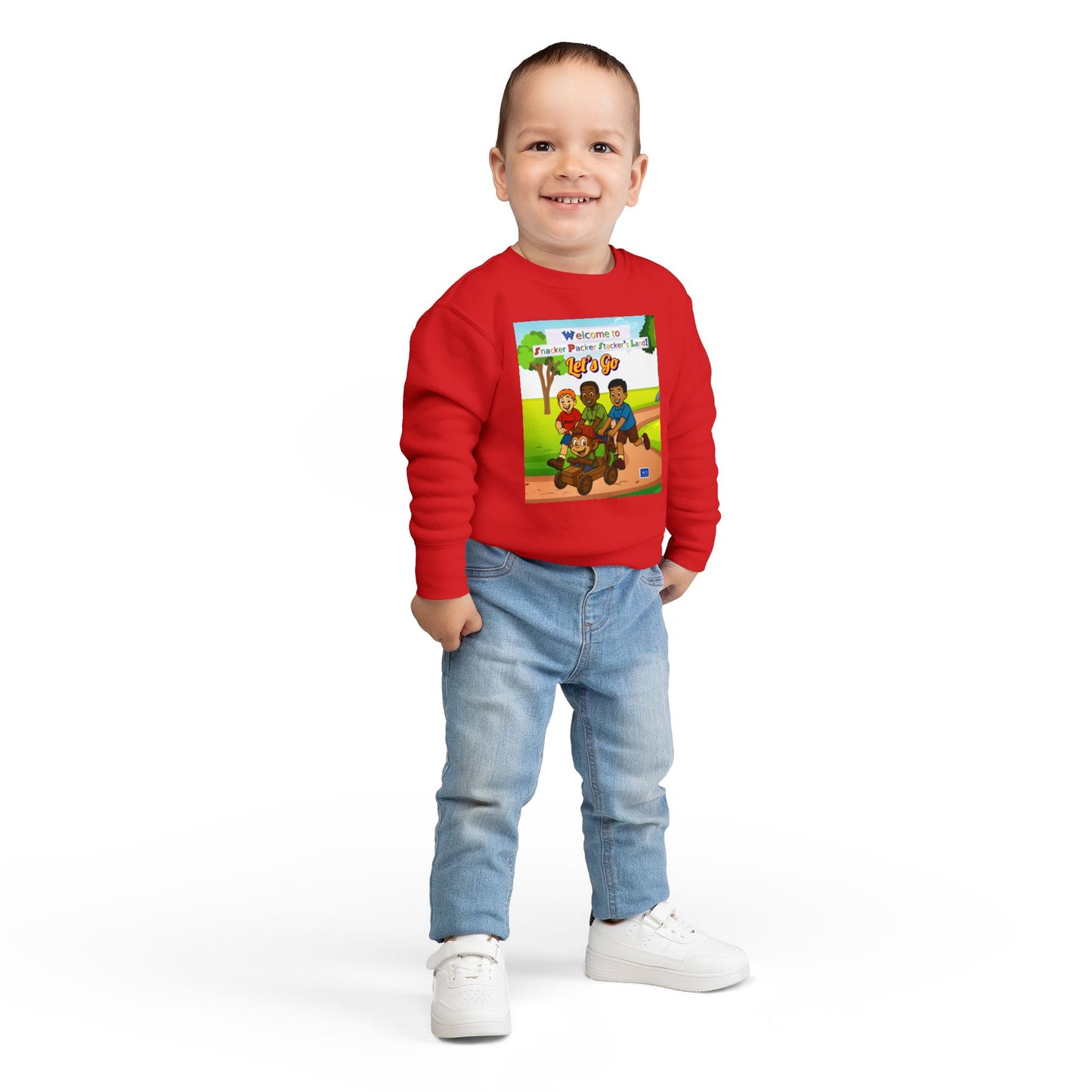 Toddler Sweatshirt - Welcome to Fun Adventures! Let's Go!