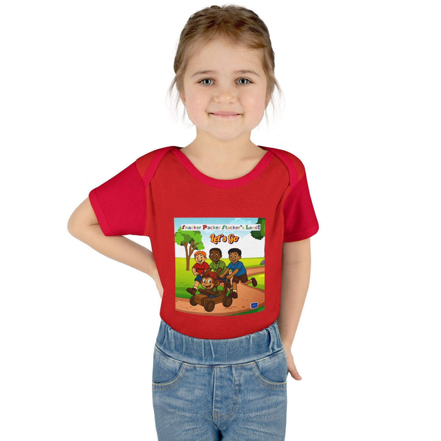 Cute Cartoon Adventure Infant Bodysuit – Perfect for Playtime