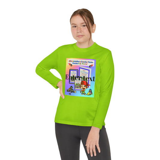 Youth Long Sleeve Tee β 'Bienvenido a Snacker Packer Stacker's' Β‘Un mundo de diversiΓ³n y aventura!