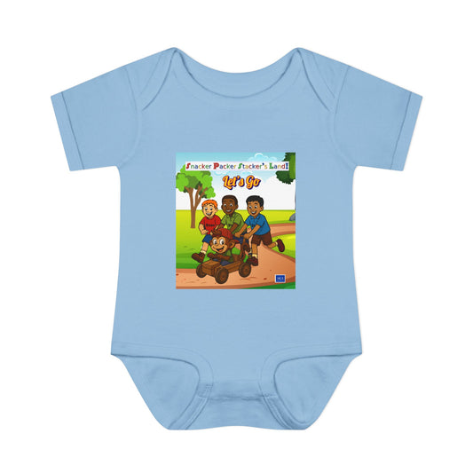 Infant Bodysuit - Let's ride boys and have some fun in our go-kart!