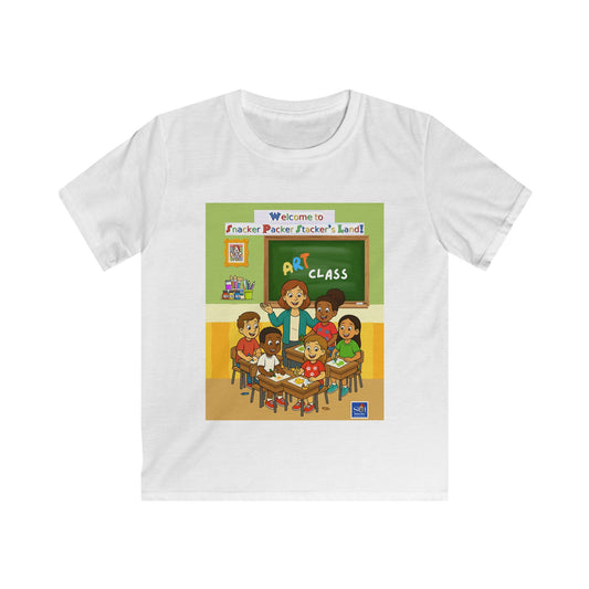 Art Class Kids Softstyle Tee - Fun & Colorful Design for Young Artists