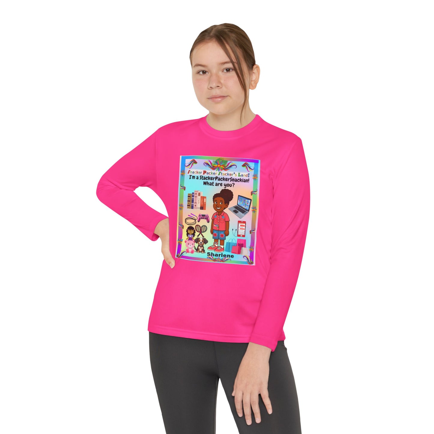 Youth Long Sleeve Tee — I’m a "StackerPackerSnackian!"  What are you?