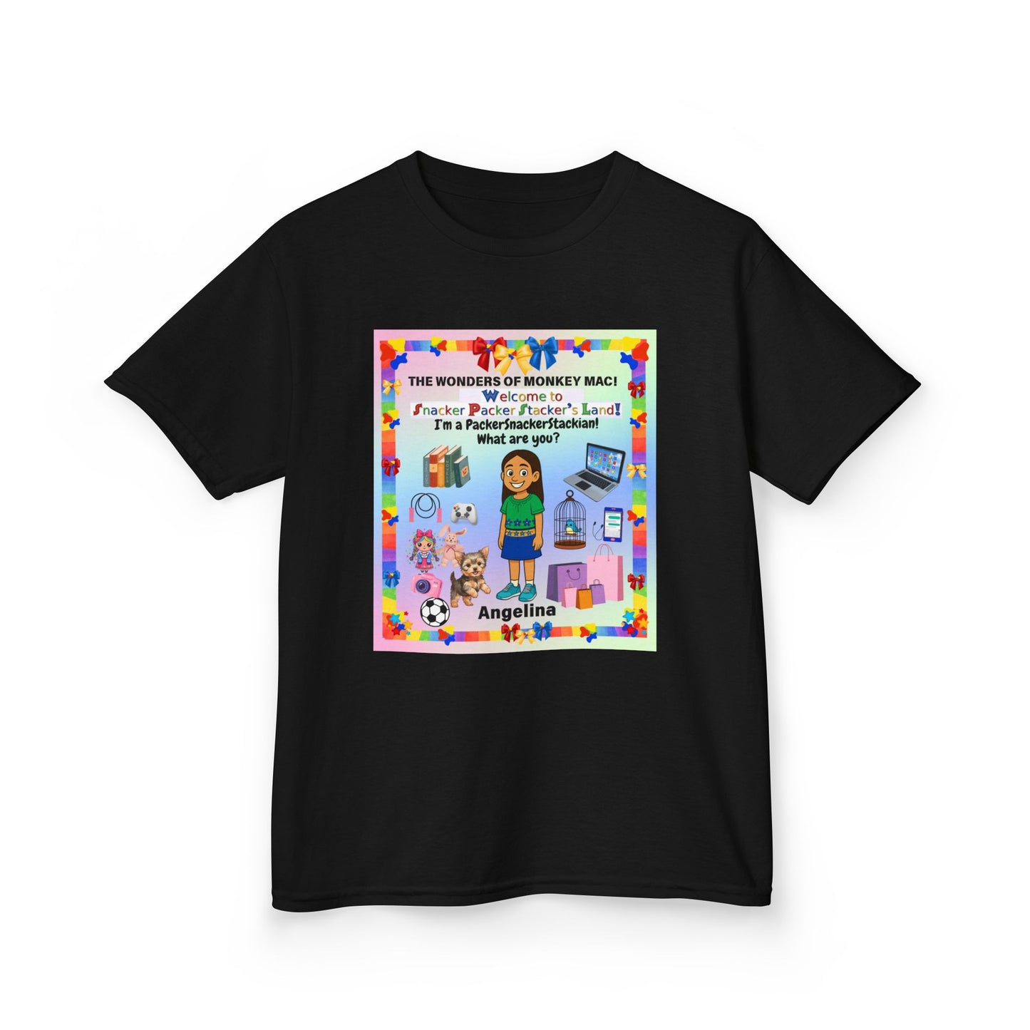 Youth Tee — Personalized "I'm a Packer/Sacker/Stackin' What are you?" Cartoon Kid Shirt