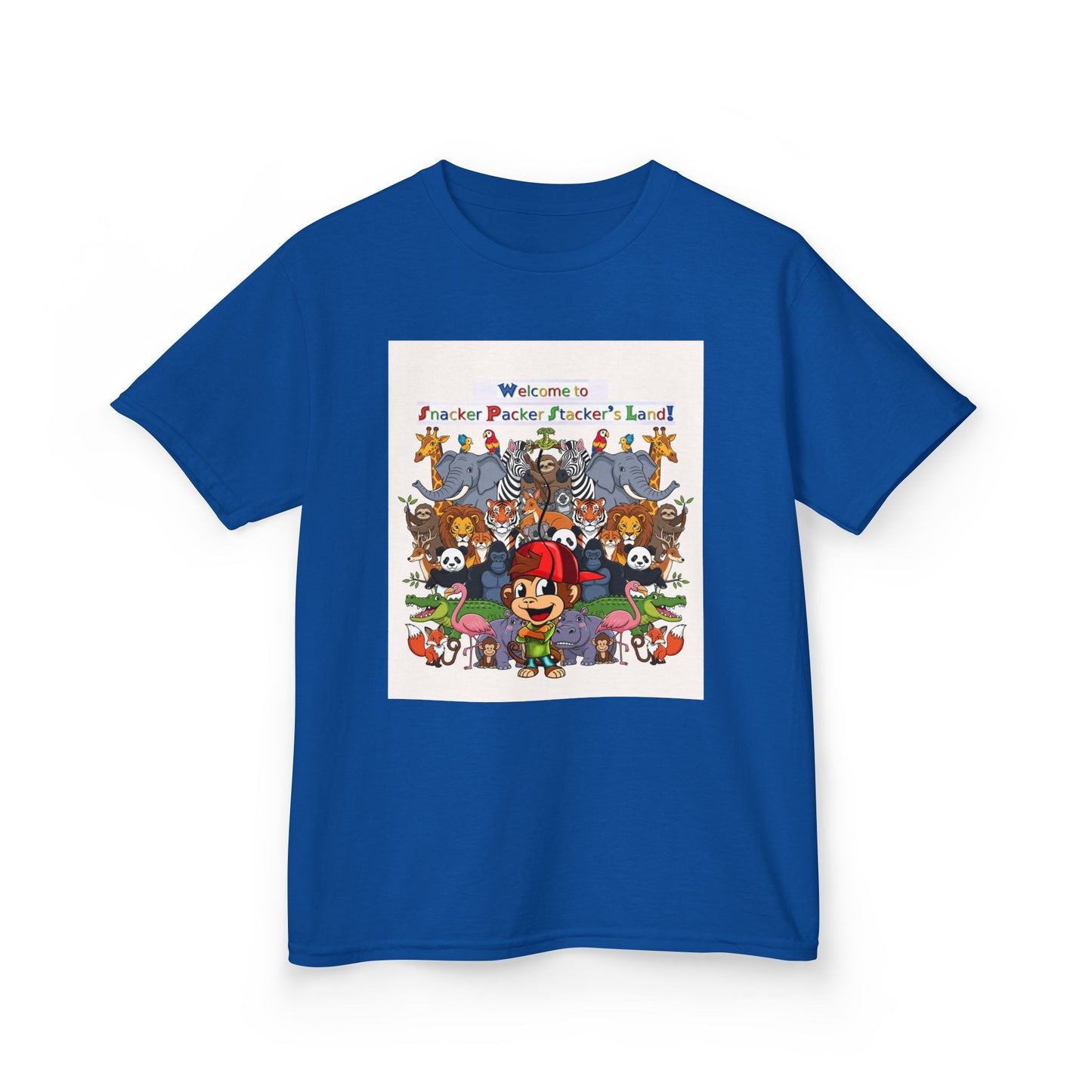 Welcome to Fantasy Animal Kingdom Kids Tee, Fun Graphic T-Shirt, Children's Apparel, Animal Lovers Gift, Kids Summer Outfit, Birthday Gift
