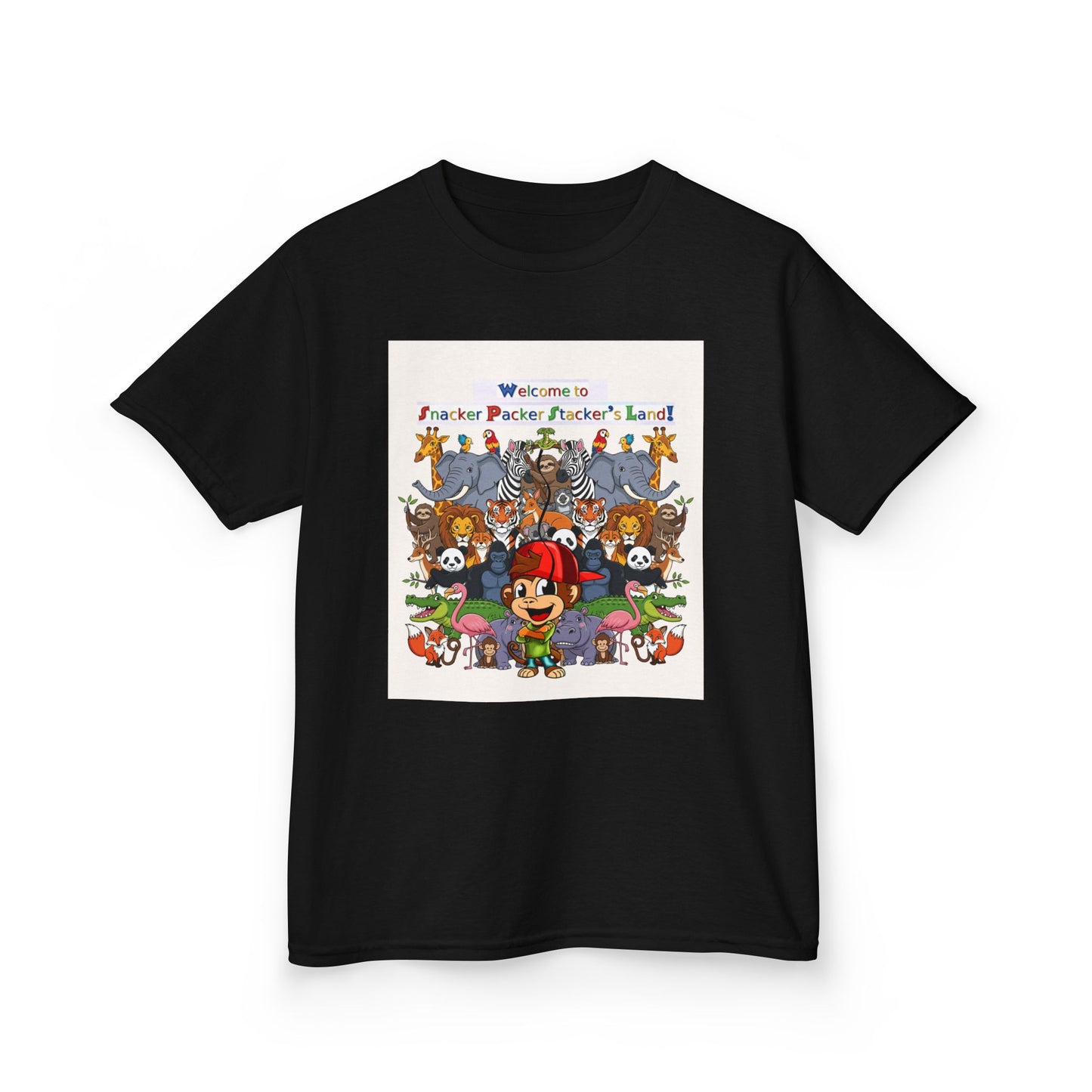 Welcome to Fantasy Animal Kingdom Kids Tee, Fun Graphic T-Shirt, Children's Apparel, Animal Lovers Gift, Kids Summer Outfit, Birthday Gift