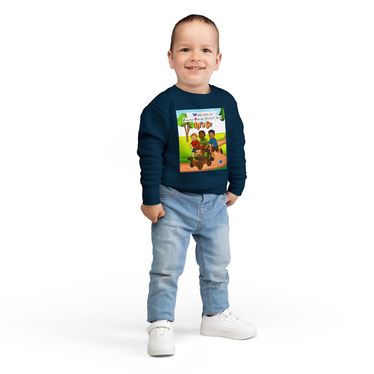 Toddler Sweatshirt - Welcome to Fun Adventures! Let's Go!