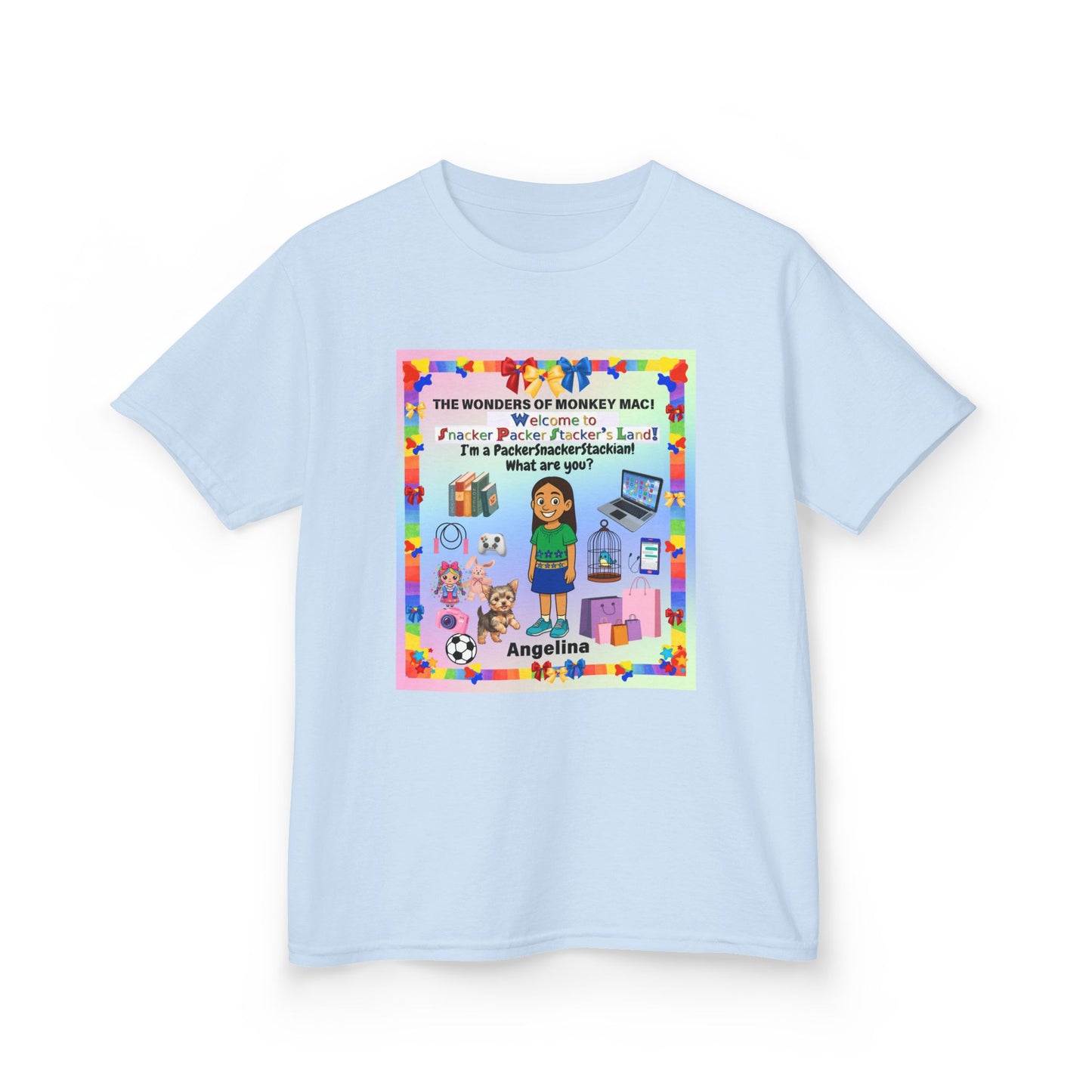 Youth Tee — Personalized "I'm a Packer/Sacker/Stackin' What are you?" Cartoon Kid Shirt