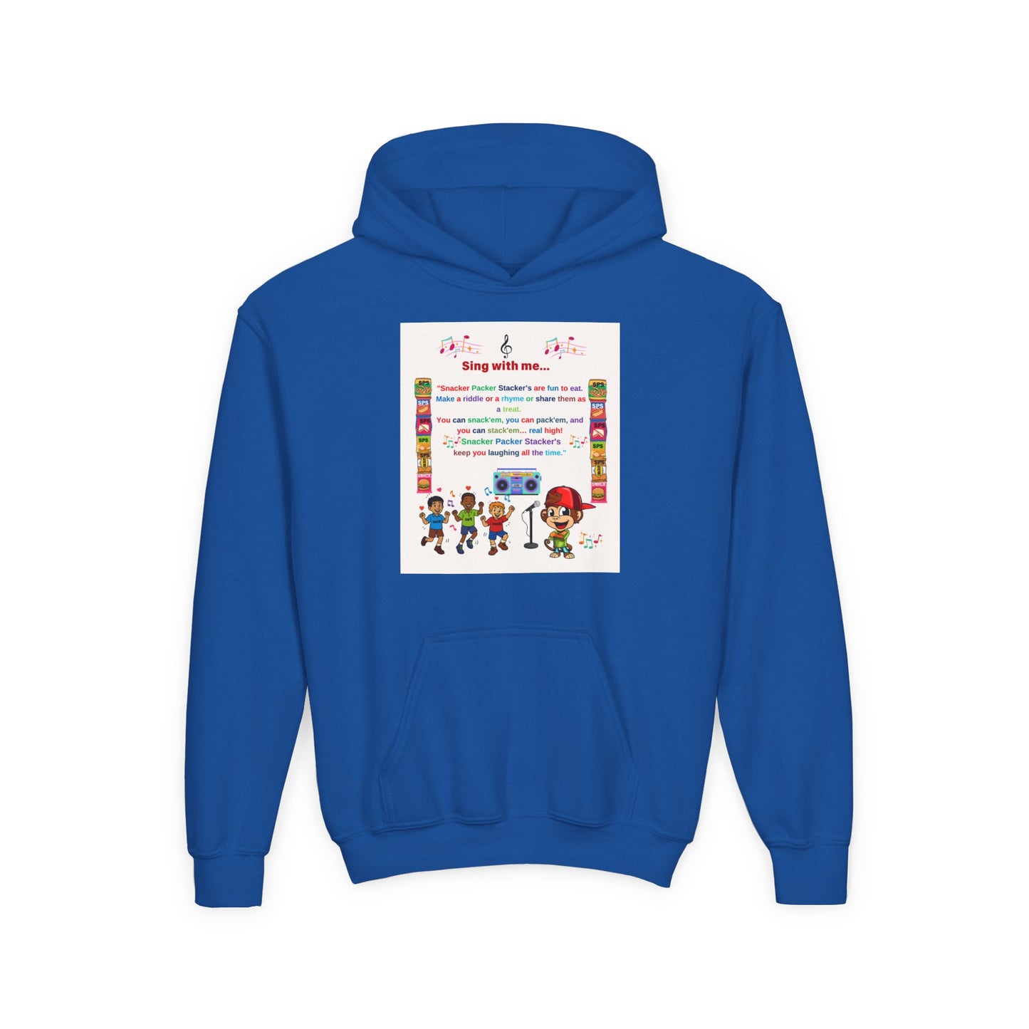 Youth Inspirational Sweatshirt - Fun Sing-Along Design for Kids, Perfect Gift for Birthdays, Family Gatherings, Christmas, and More