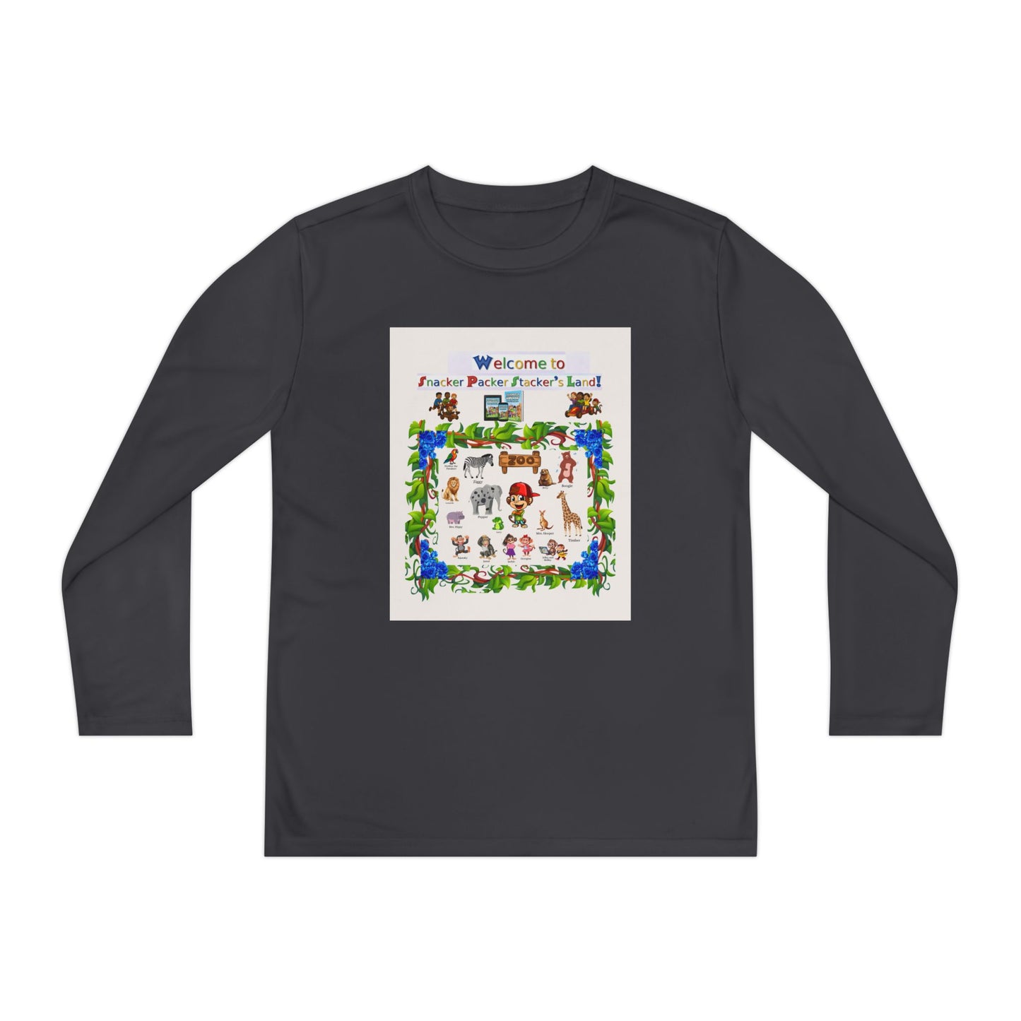 Youth Long Sleeve Tee - Welcome to the Petting Zoo Design