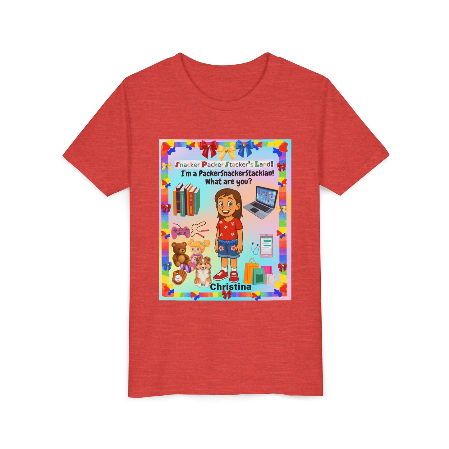 Youth Tee — Personalized "I'm a Packer/Sacker/Stackin' What are you?" Cartoon Kid Shirt