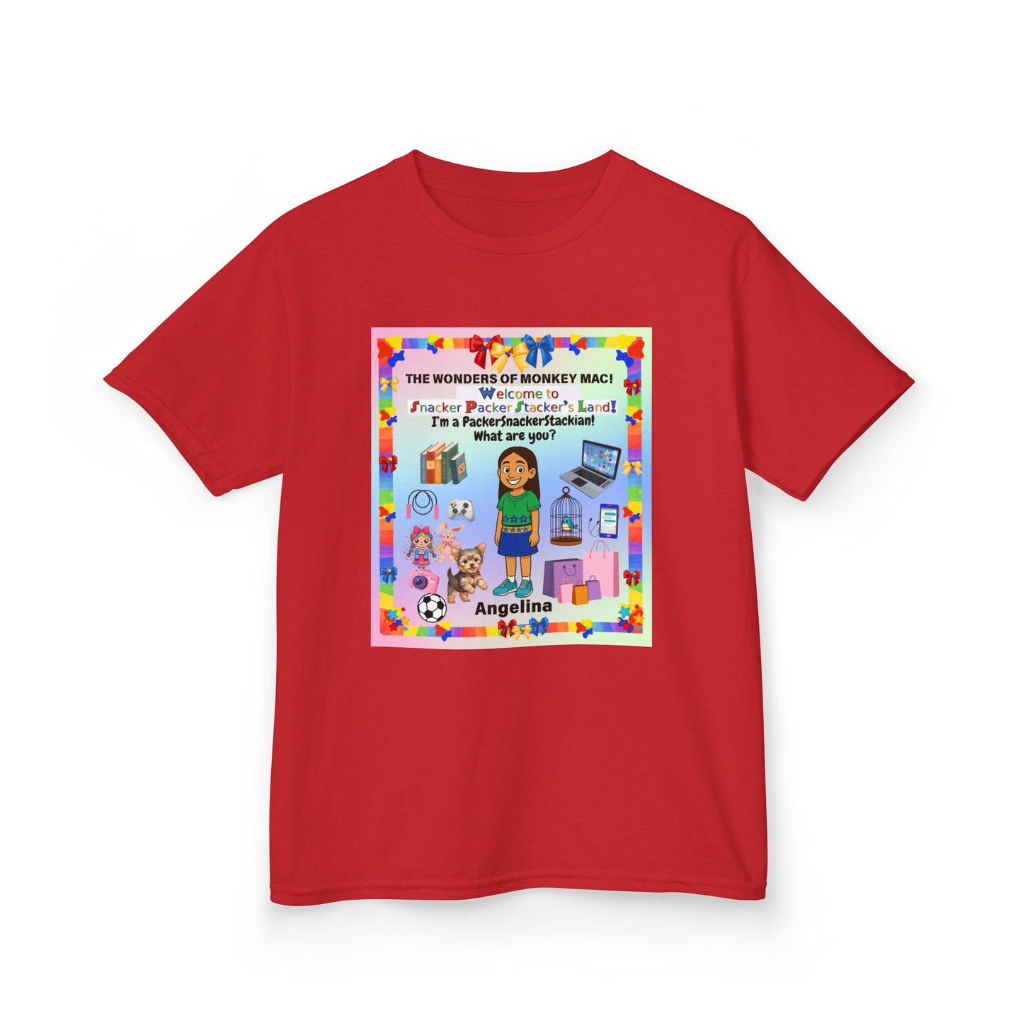 Youth Tee — Personalized "I'm a Packer/Sacker/Stackin' What are you?" Cartoon Kid Shirt