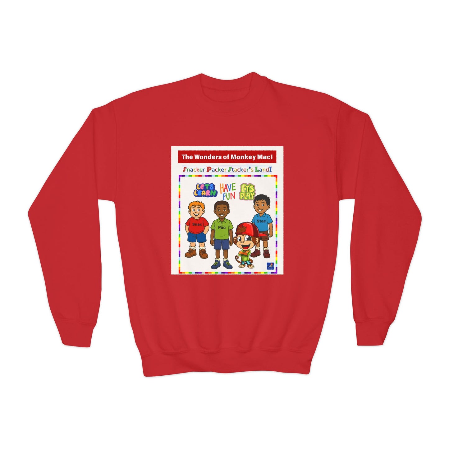 Youth Crewneck Sweatshirt - Welcome to Fun Land Design