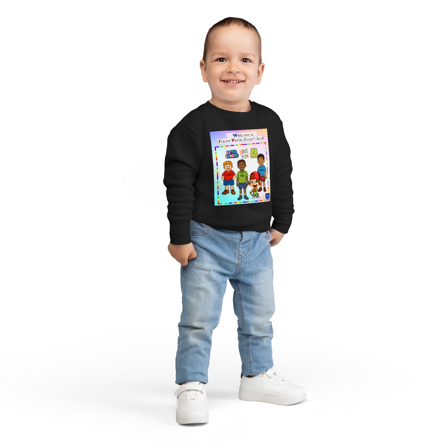 Toddler Sweatshirt - Welcome to Colorful Fun Day Design