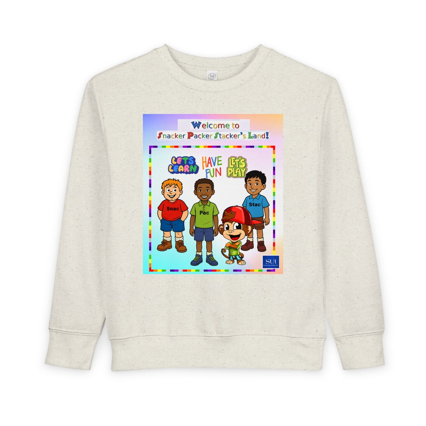 Toddler Sweatshirt - Welcome to Colorful Fun Day Design