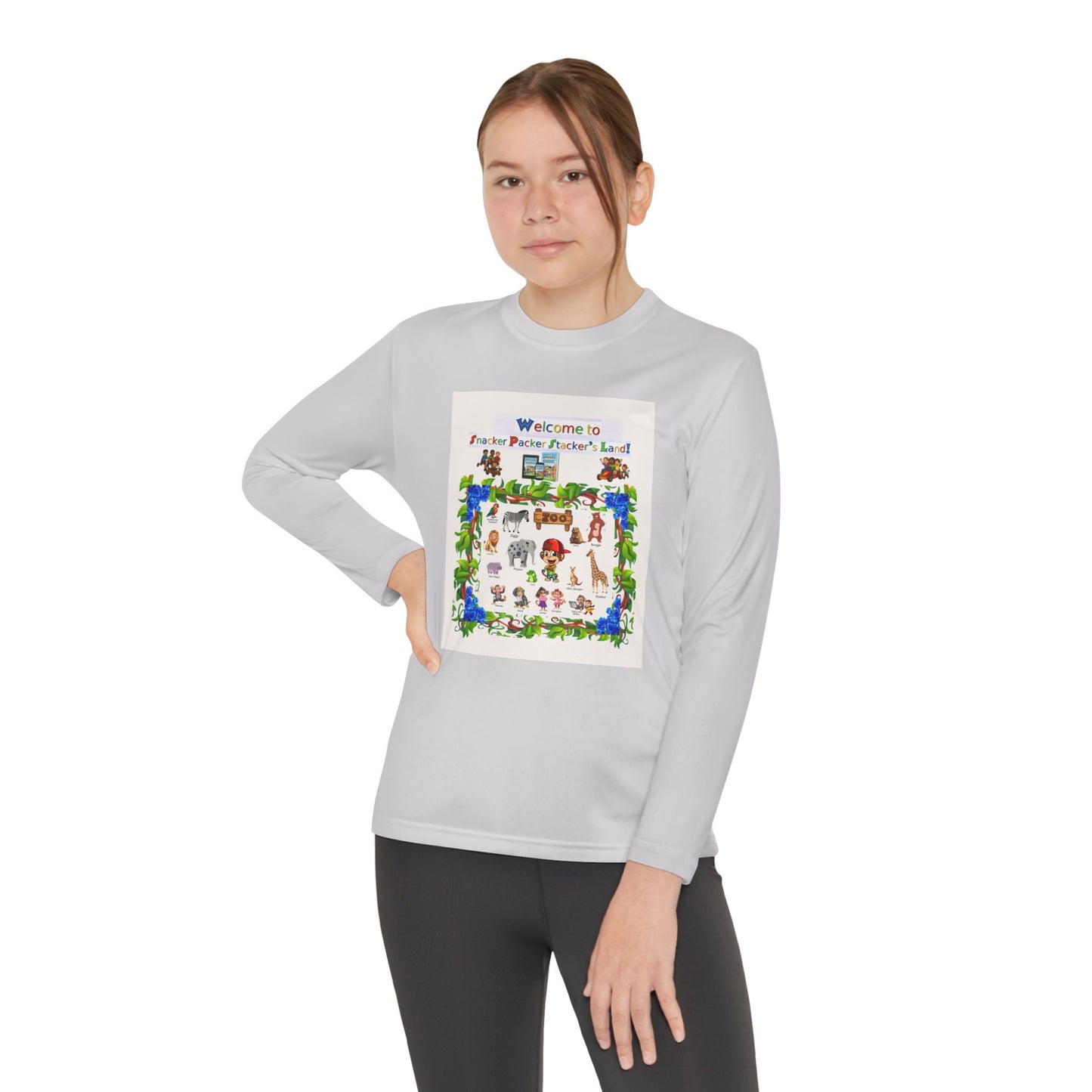 Youth Long Sleeve Tee - Welcome to the Petting Zoo Design