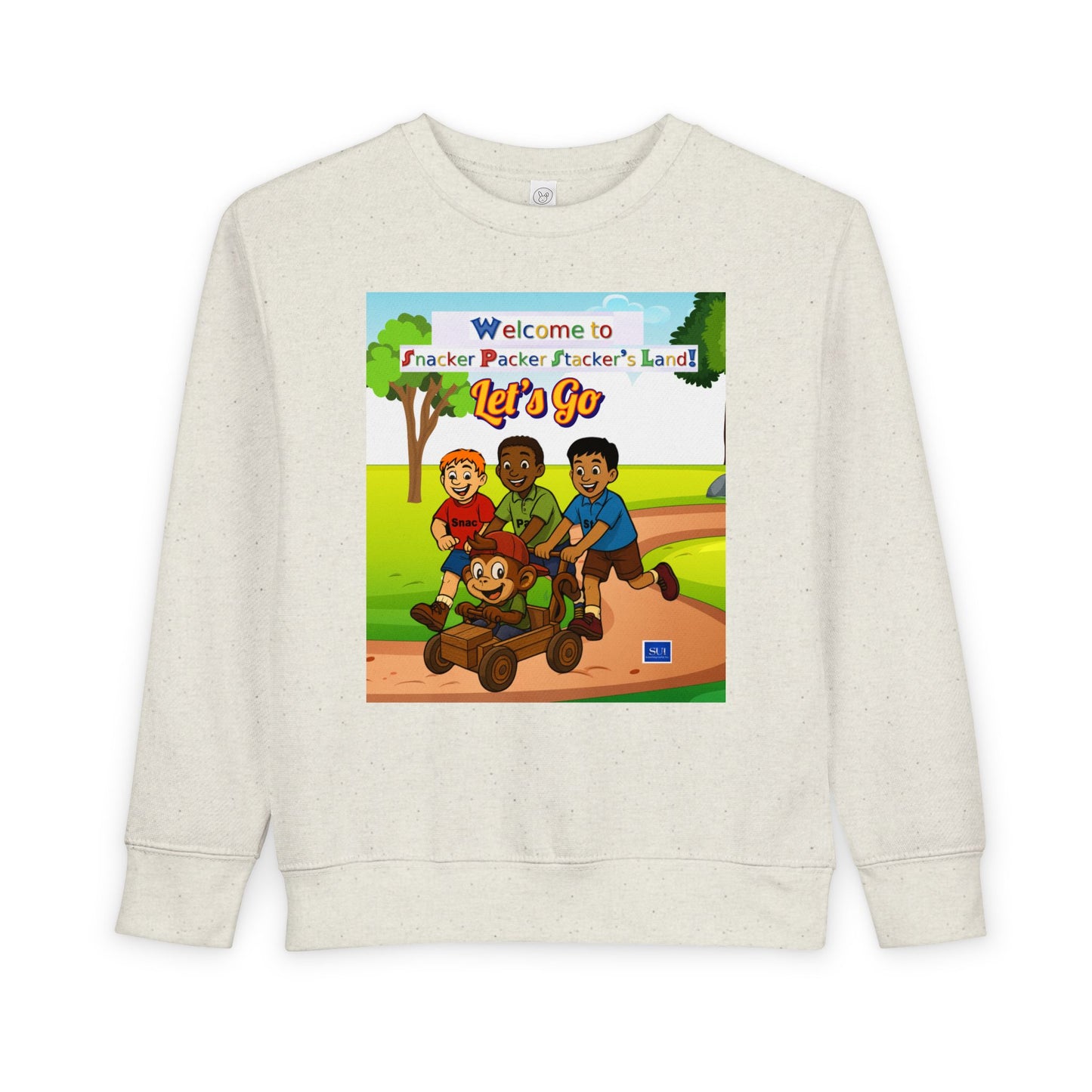 Toddler Sweatshirt - Welcome to Fun Adventures! Let's Go!
