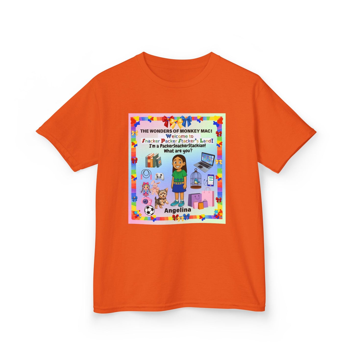 Youth Tee — Personalized "I'm a Packer/Sacker/Stackin' What are you?" Cartoon Kid Shirt