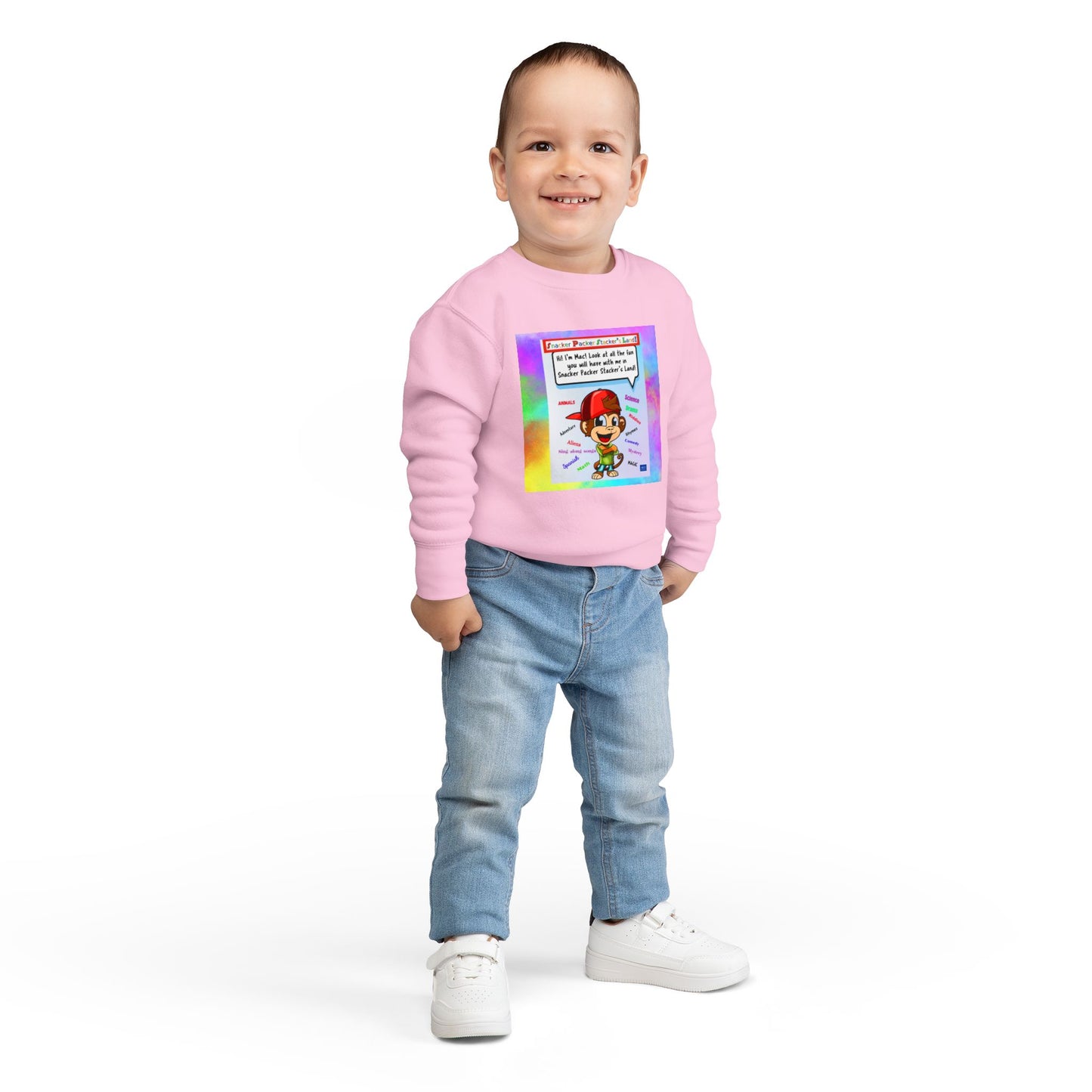 Toddler Sweatshirt with Playful Design - Perfect for Everyday Wear!