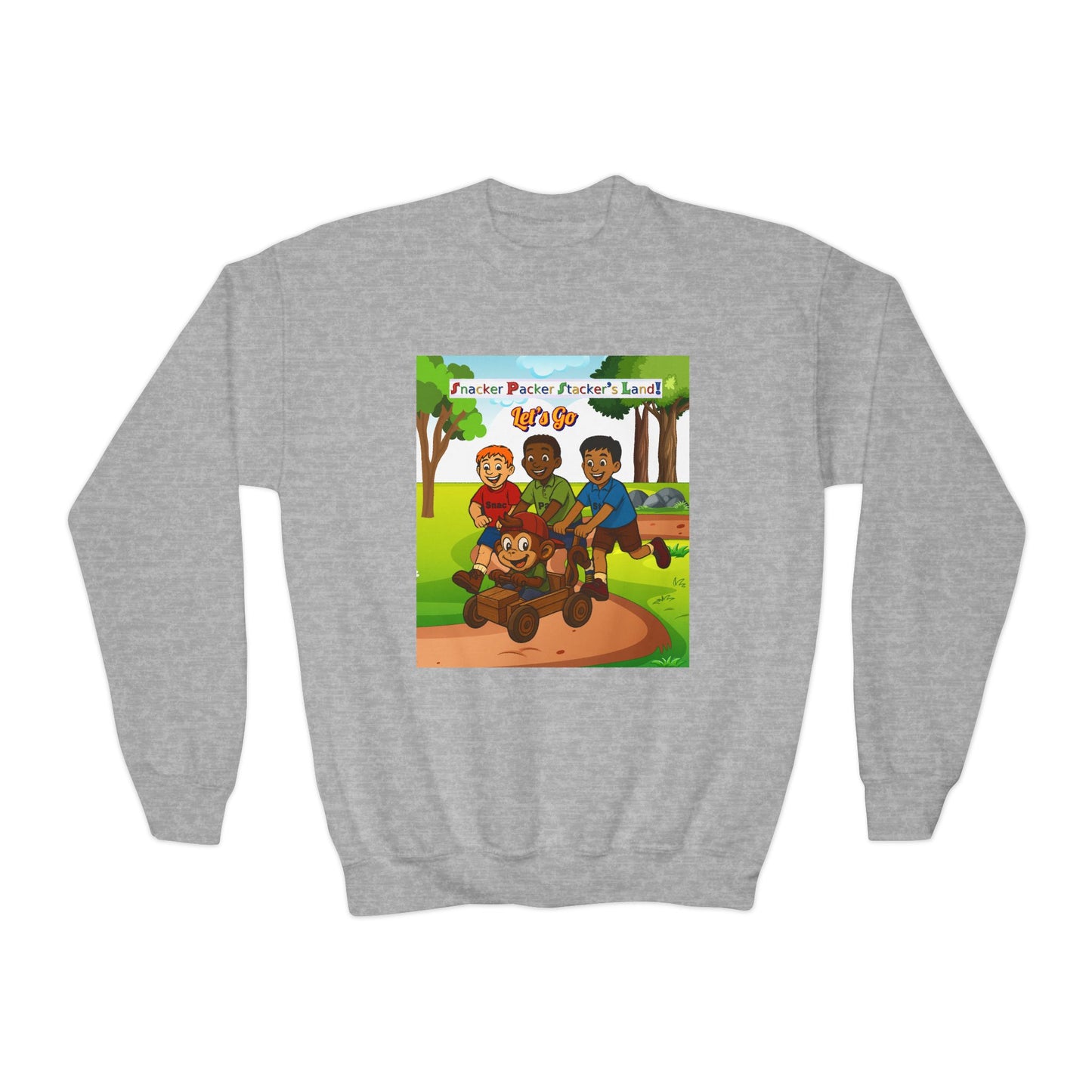 Youth Crewneck Sweatshirt - Fun Outdoor Adventure Design, Perfect Gift for Kids, Birthday Gift, Cozy Wardrobe Essential, Perfect for [...]