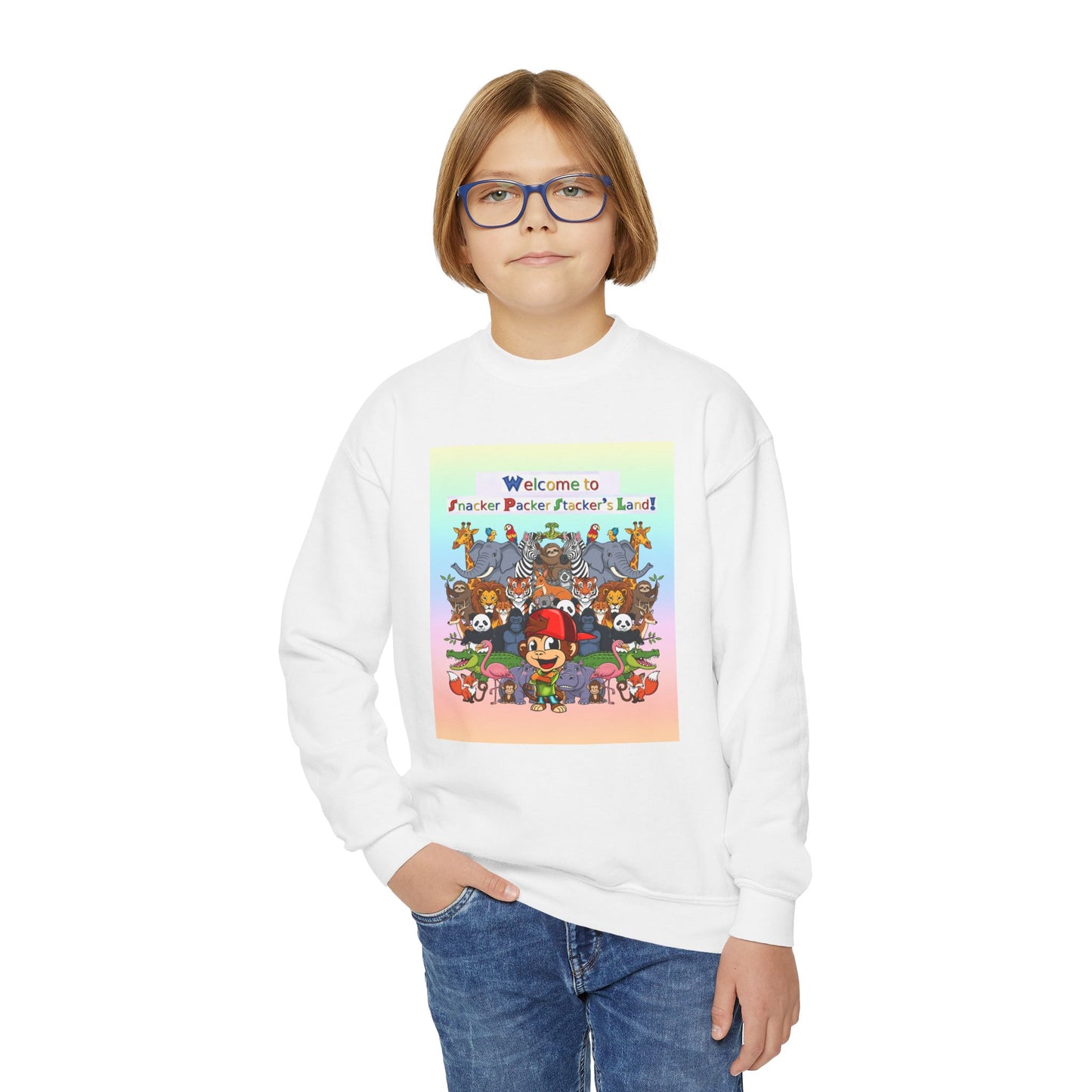 Youth, welcome to the Party Youth Crewneck Sweatshirt