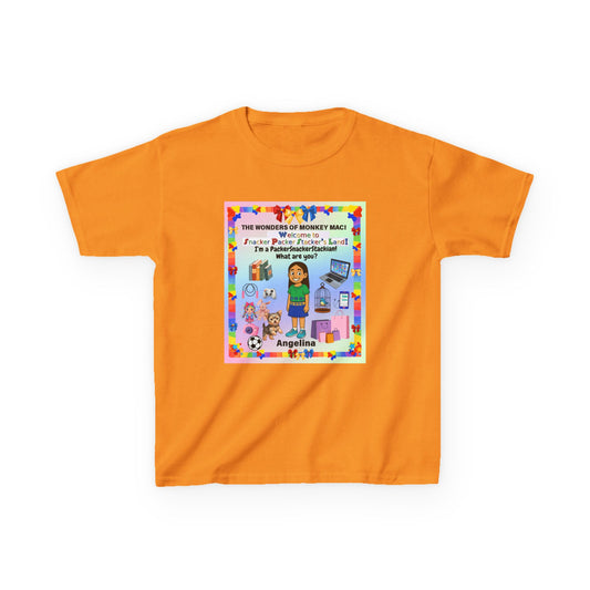 Youth Long Sleeve Tee — Personalized 'Angelina' Birthday/School Celebration Design