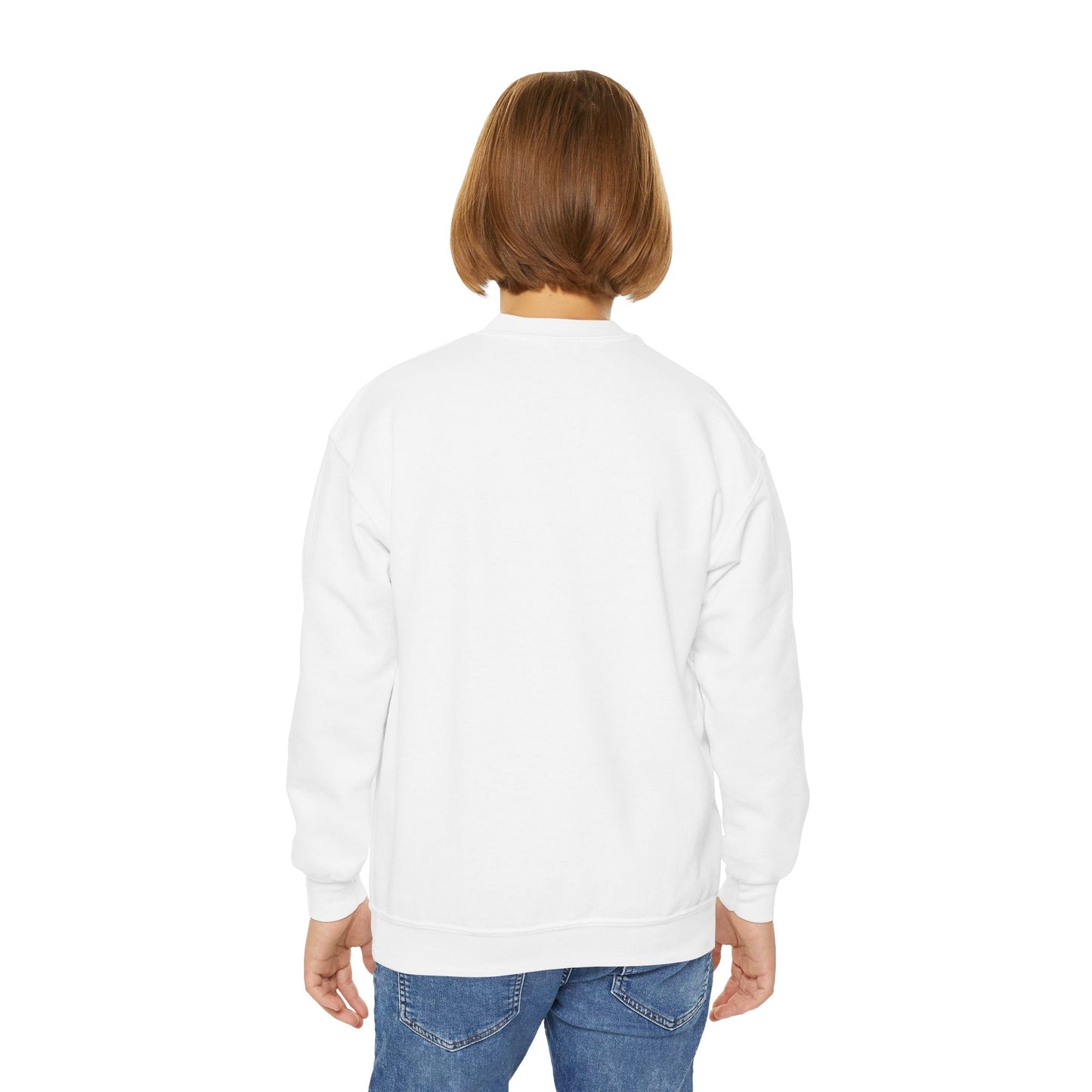 Youth Crewneck Sweatshirt with Fun Character Design