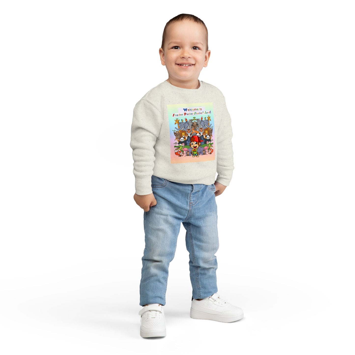 Toddler's welcome to Packer Puckers Land Toddler Sweatshirt
