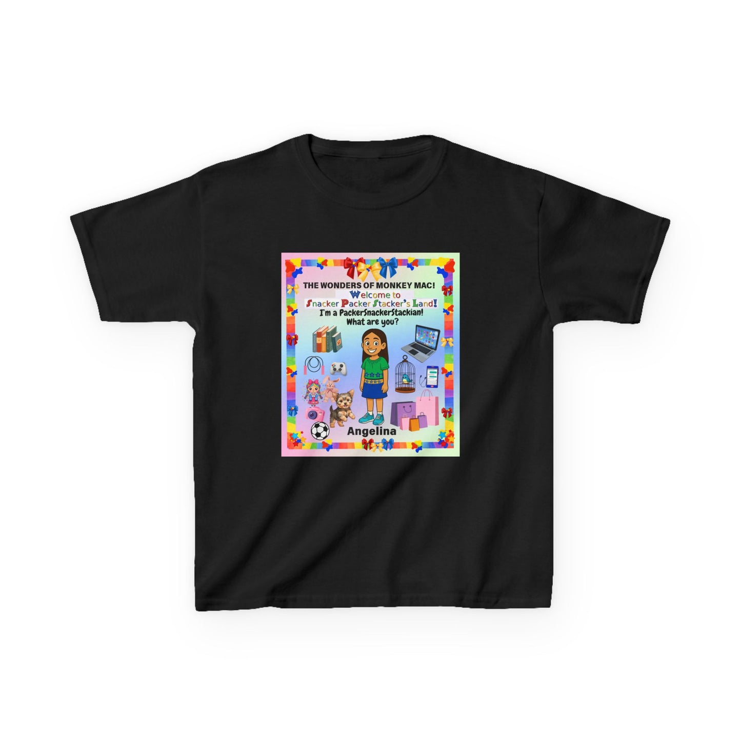 Youth Tee — Personalized "I'm a Packer/Sacker/Stackin' What are you?" Cartoon Kid Shirt