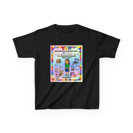 Youth Tee — Personalized "I'm a Packer/Sacker/Stackin' What are you?" Cartoon Kid Shirt