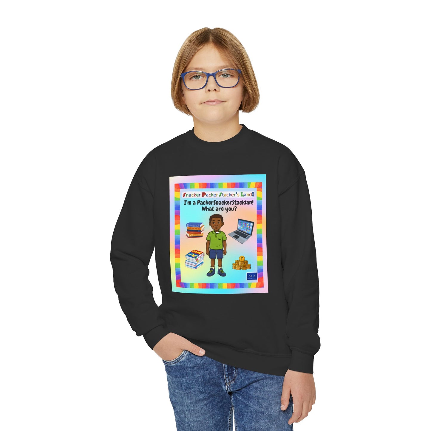 Youth Crewneck Sweatshirt - Perfect for Future Leaders!