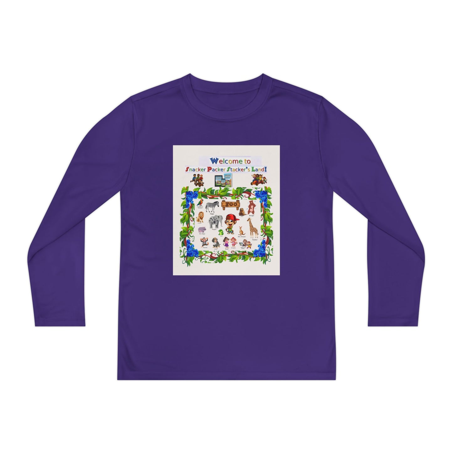 Youth Long Sleeve Tee - Welcome to the Petting Zoo Design