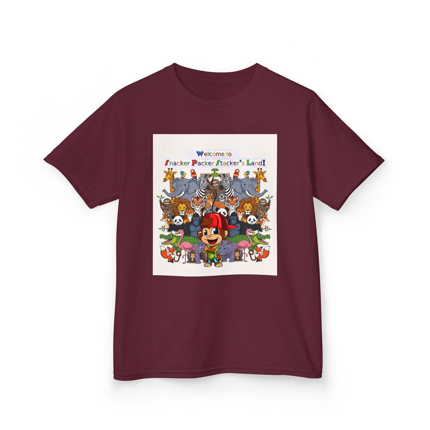 Welcome to Fantasy Animal Kingdom Kids Tee, Fun Graphic T-Shirt, Children's Apparel, Animal Lovers Gift, Kids Summer Outfit, Birthday Gift