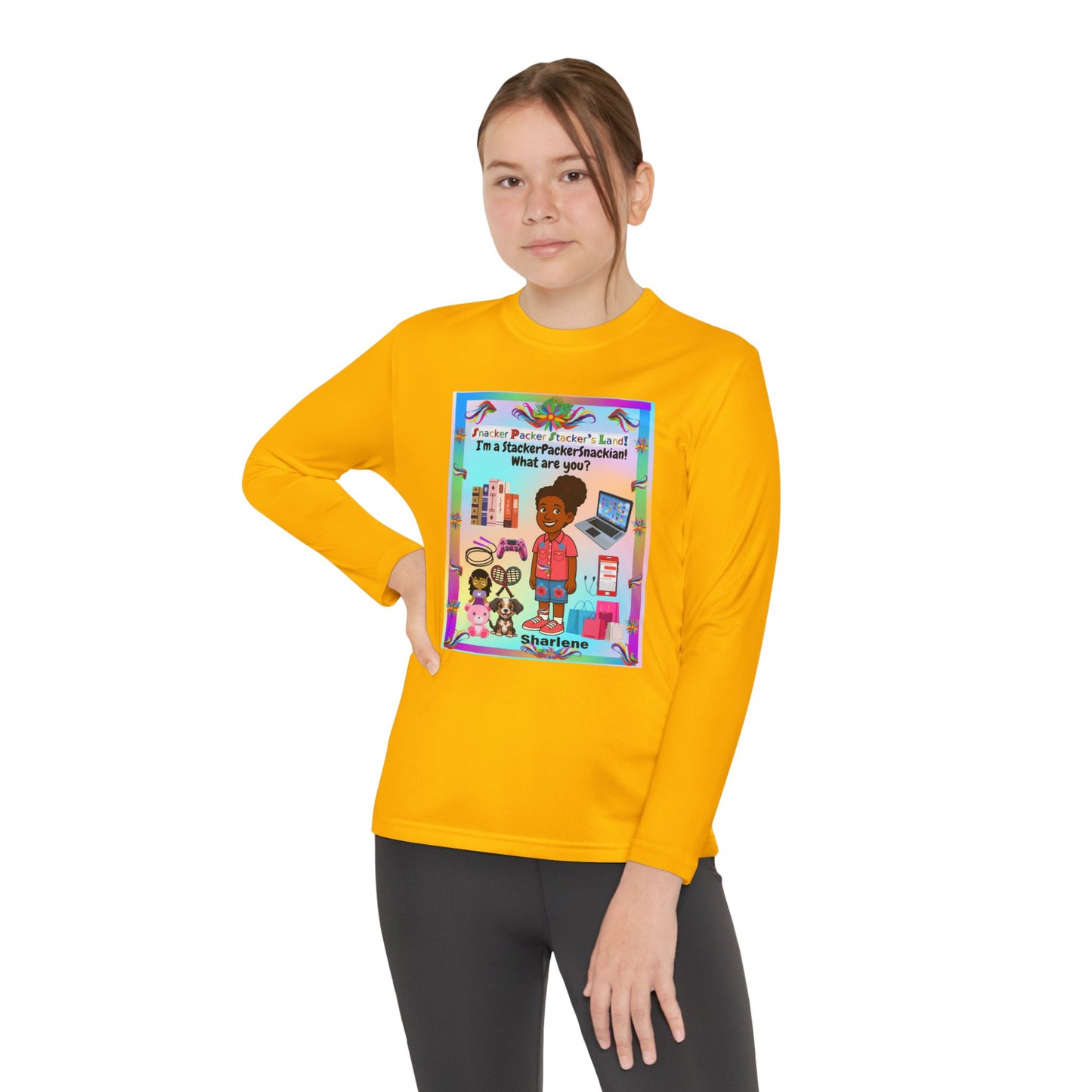 Youth Long Sleeve Tee — I’m a "StackerPackerSnackian!"  What are you?