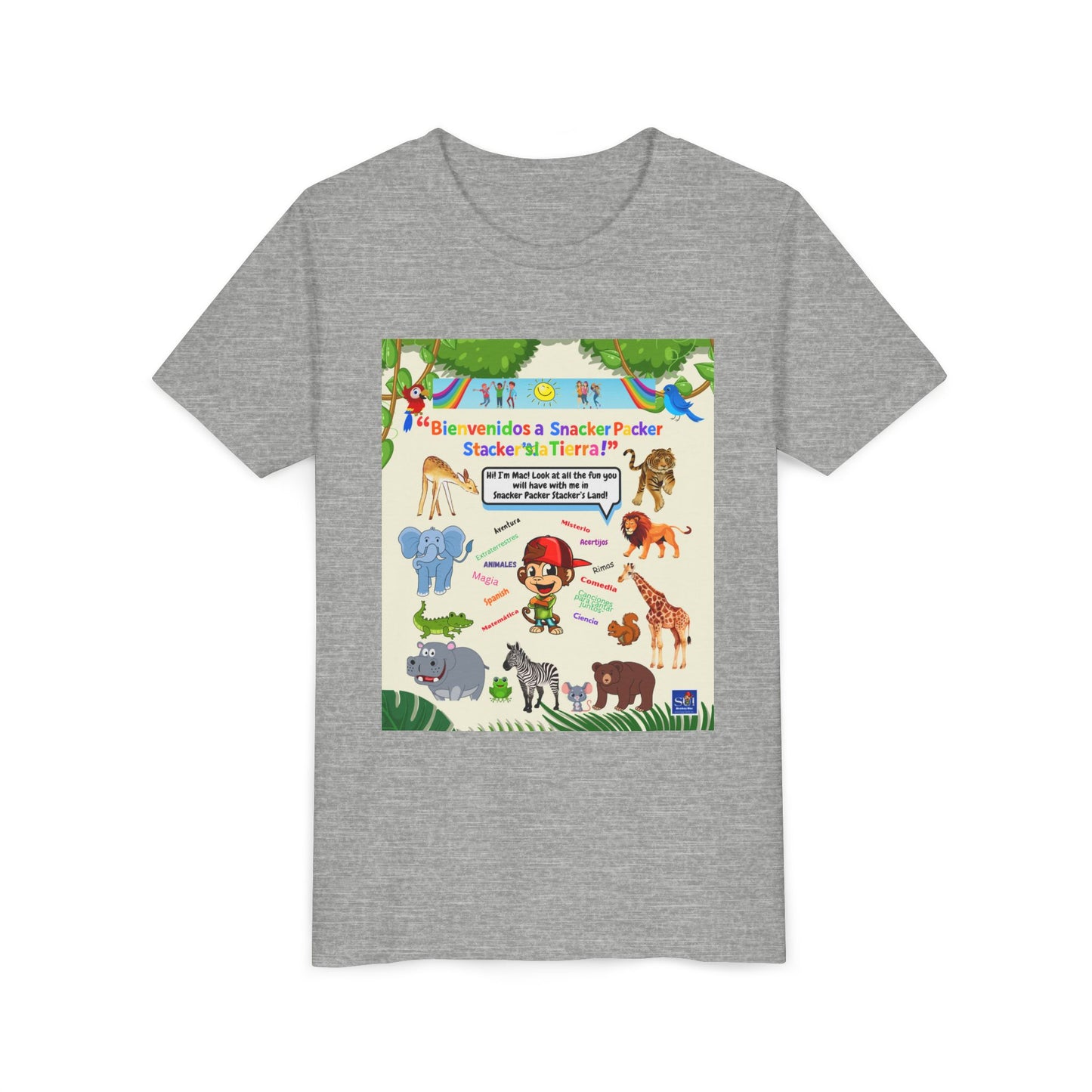 Youth Tee - (Spanish) —Safari de animales,  Zoologico