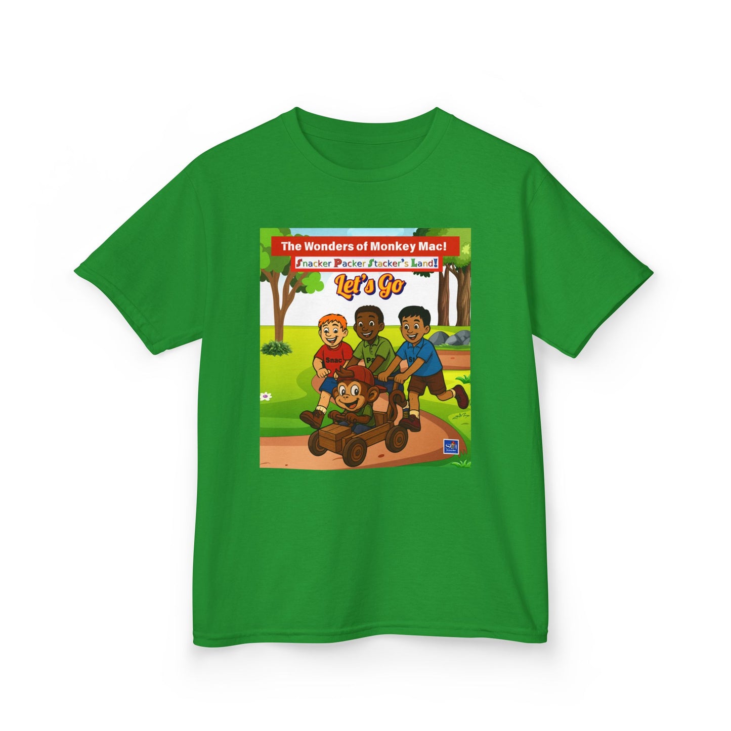 Kids Softstyle Tee - Welcome to Playtime Paradise Design