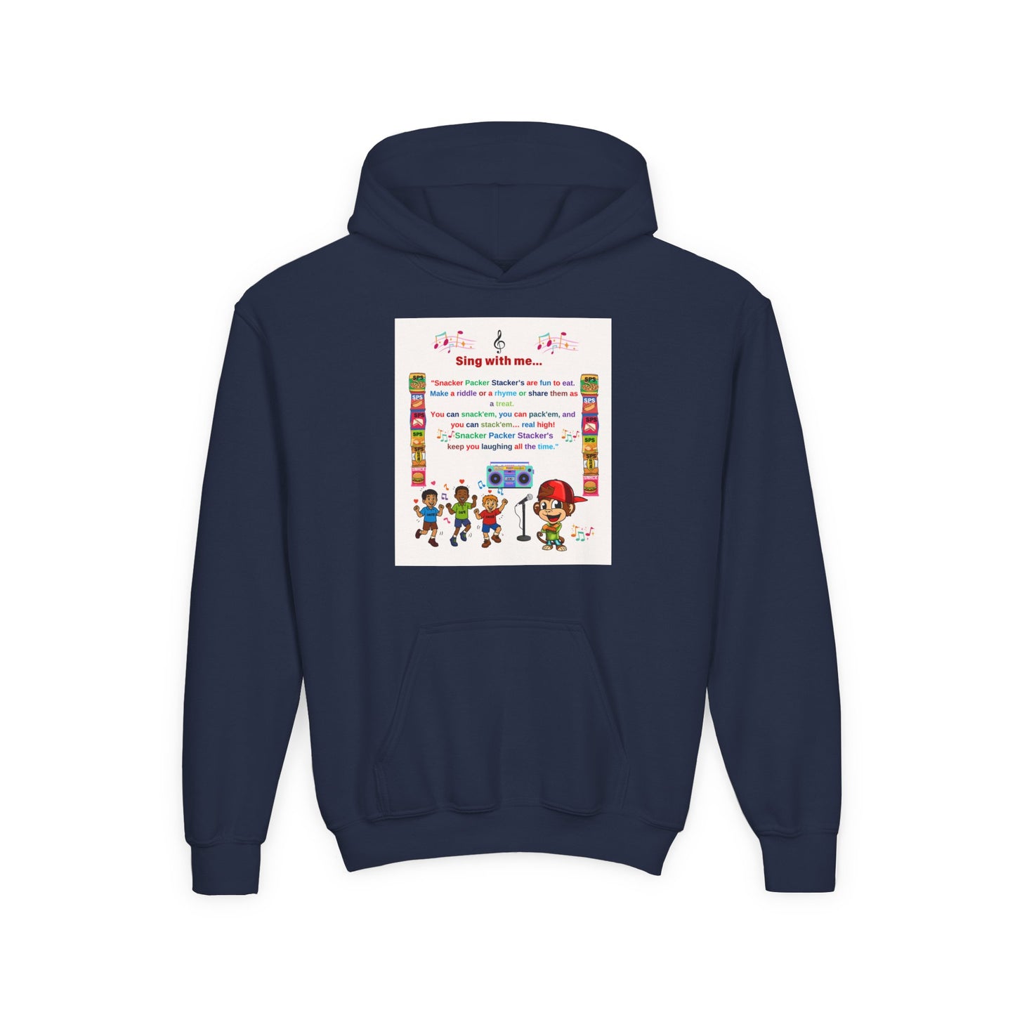 Youth Inspirational Sweatshirt - Fun Sing-Along Design for Kids, Perfect Gift for Birthdays, Family Gatherings, Christmas, and More