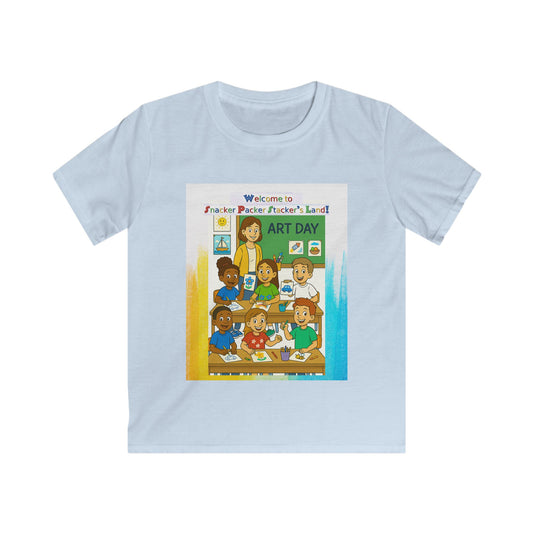 Art Day Kids Tee - Welcome to Painter Pacific's Artist Land