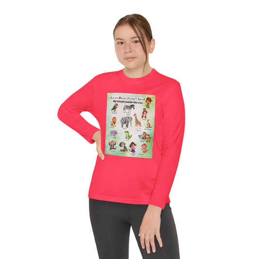 Youth Long Sleeve - Meet Mac's animal friends inside the zoo.