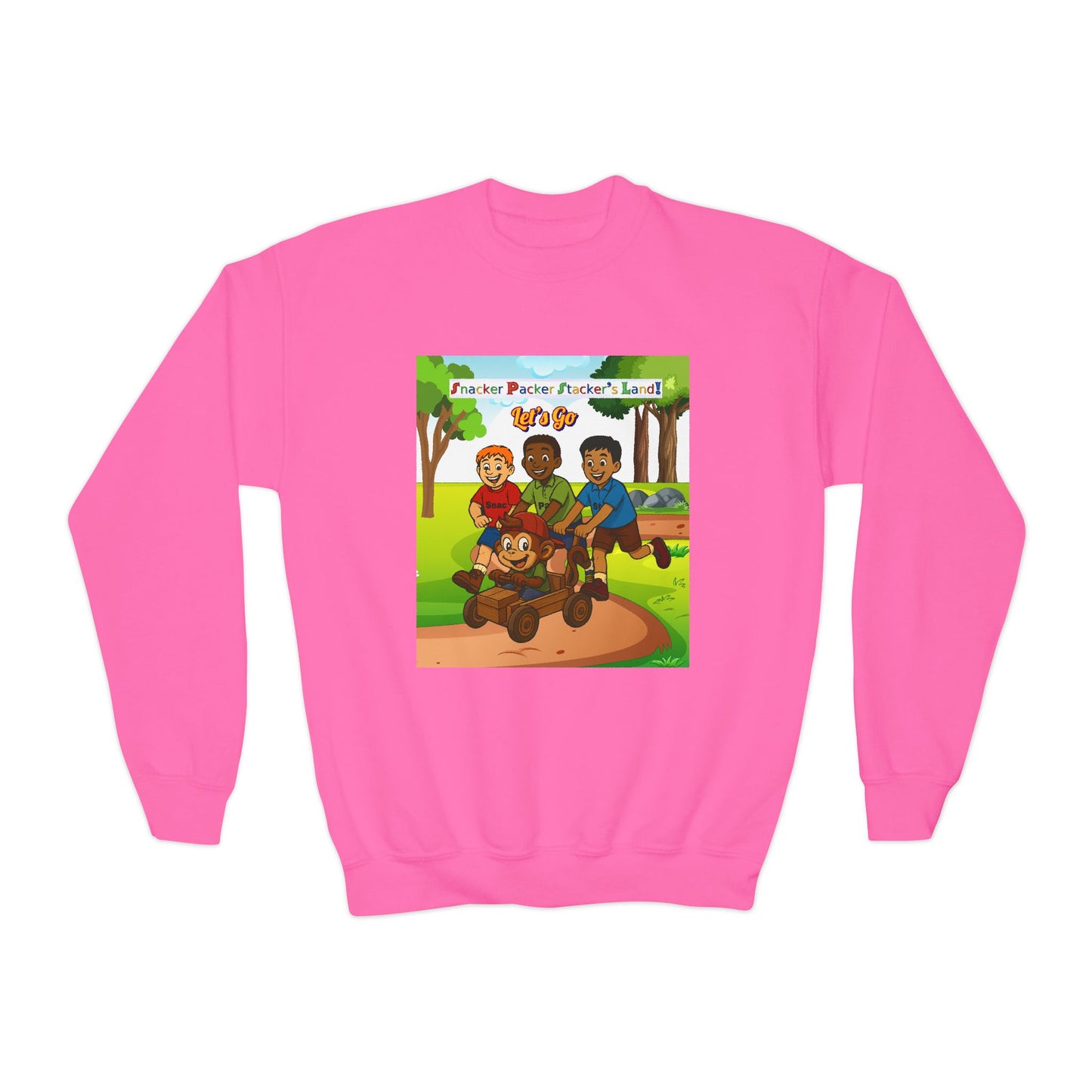 Youth Crewneck Sweatshirt - Fun Outdoor Adventure Design, Perfect Gift for Kids, Birthday Gift, Cozy Wardrobe Essential, Perfect for [...]