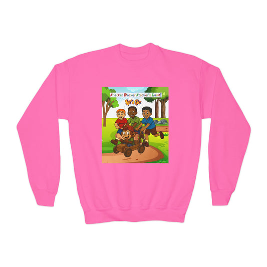 Youth Crewneck Sweatshirt - Fun Outdoor Adventure Design, Perfect Gift for Kids, Birthday Gift, Cozy Wardrobe Essential, Perfect for [...]