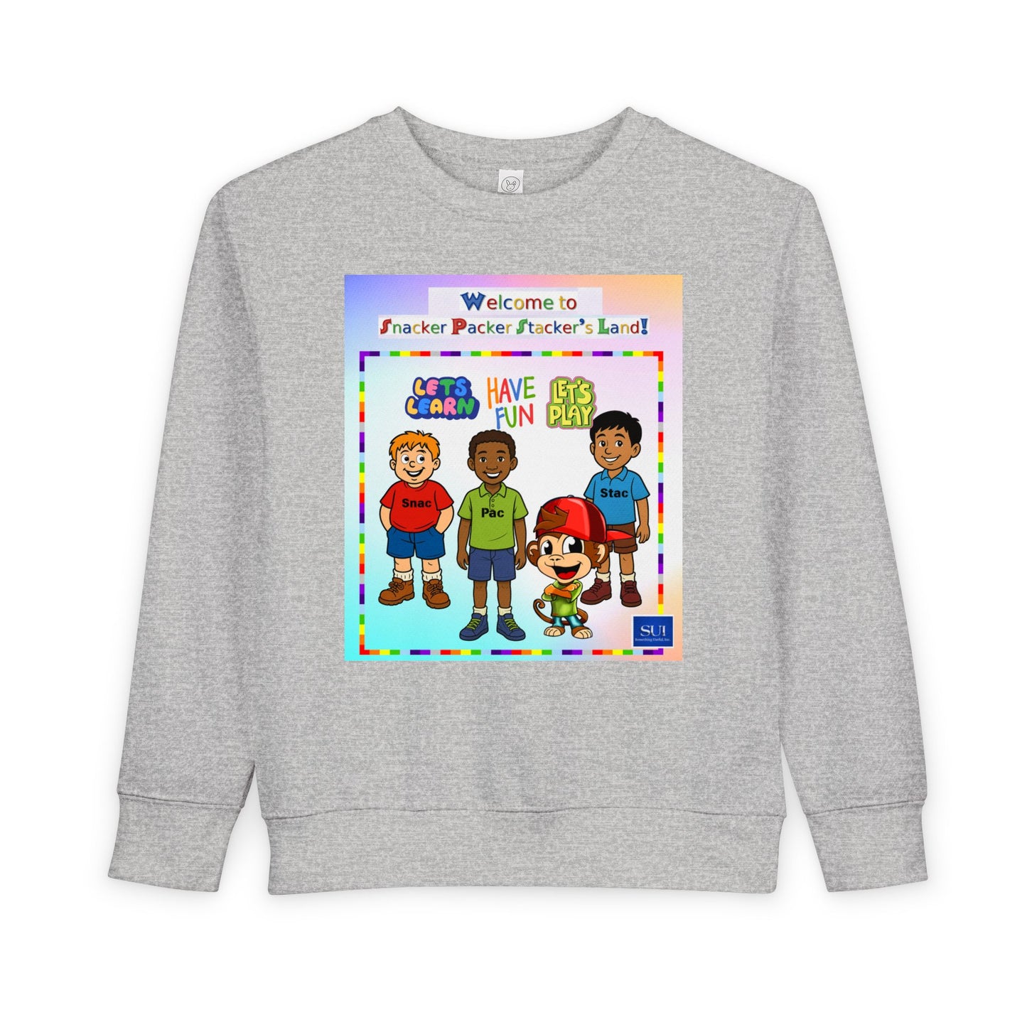Toddler Sweatshirt - Welcome to Colorful Fun Day Design
