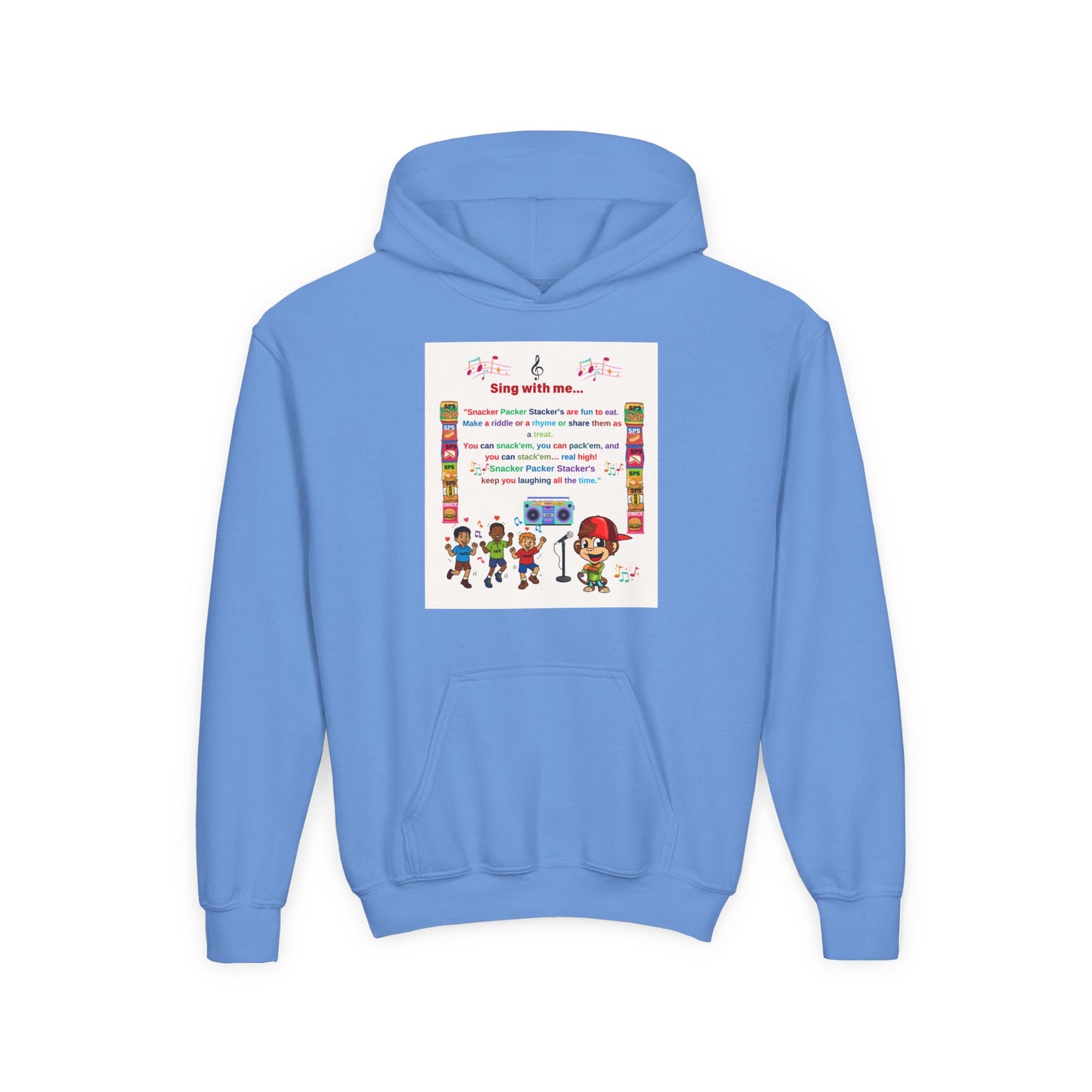 Youth Inspirational Sweatshirt - Fun Sing-Along Design for Kids, Perfect Gift for Birthdays, Family Gatherings, Christmas, and More