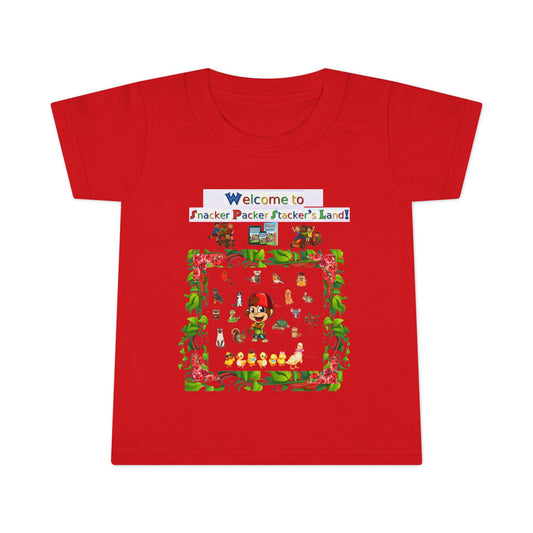Toddler T-Shirt - Can you name the animals on this T-Shirt?