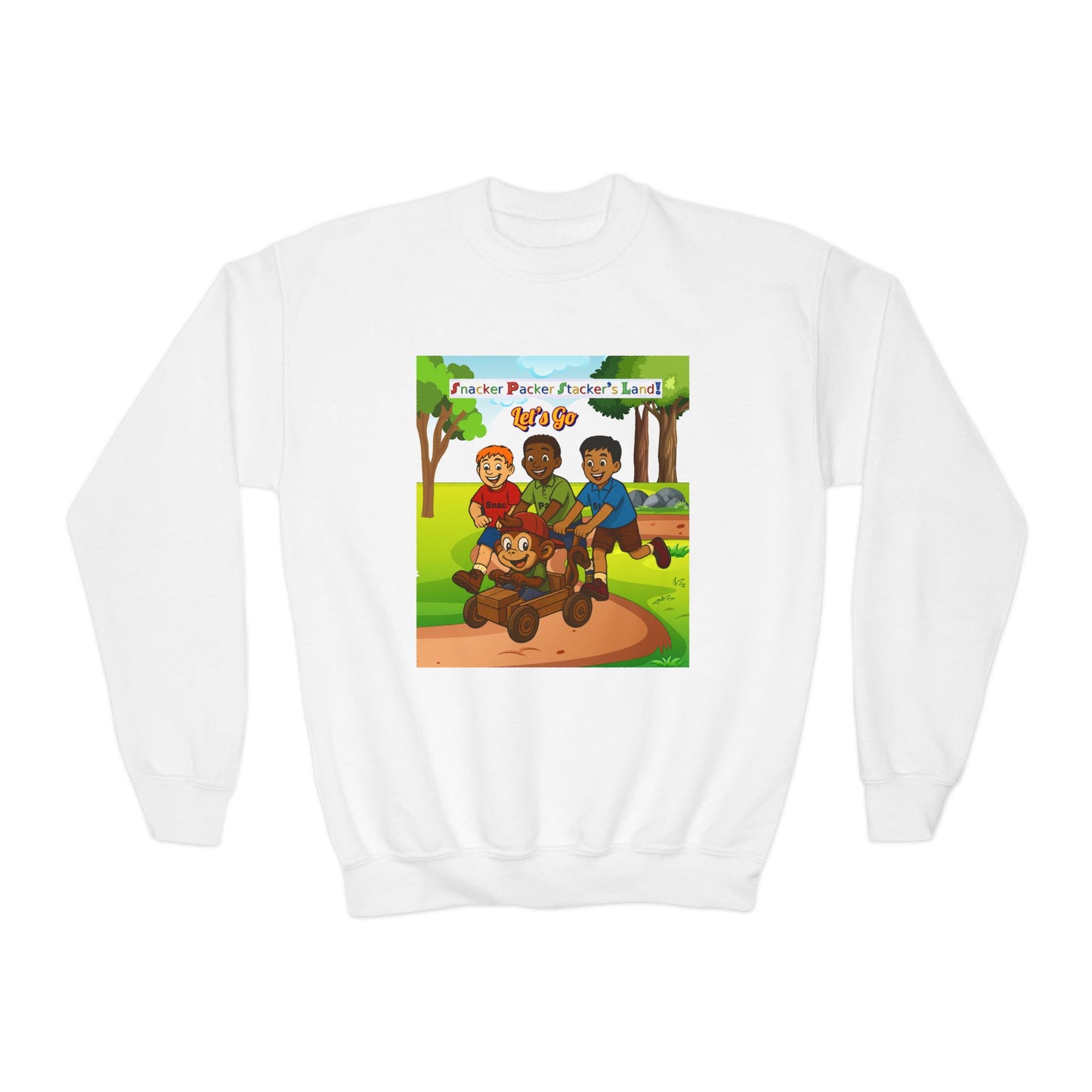 Youth Crewneck Sweatshirt - Fun Outdoor Adventure Design, Perfect Gift for Kids, Birthday Gift, Cozy Wardrobe Essential, Perfect for [...]