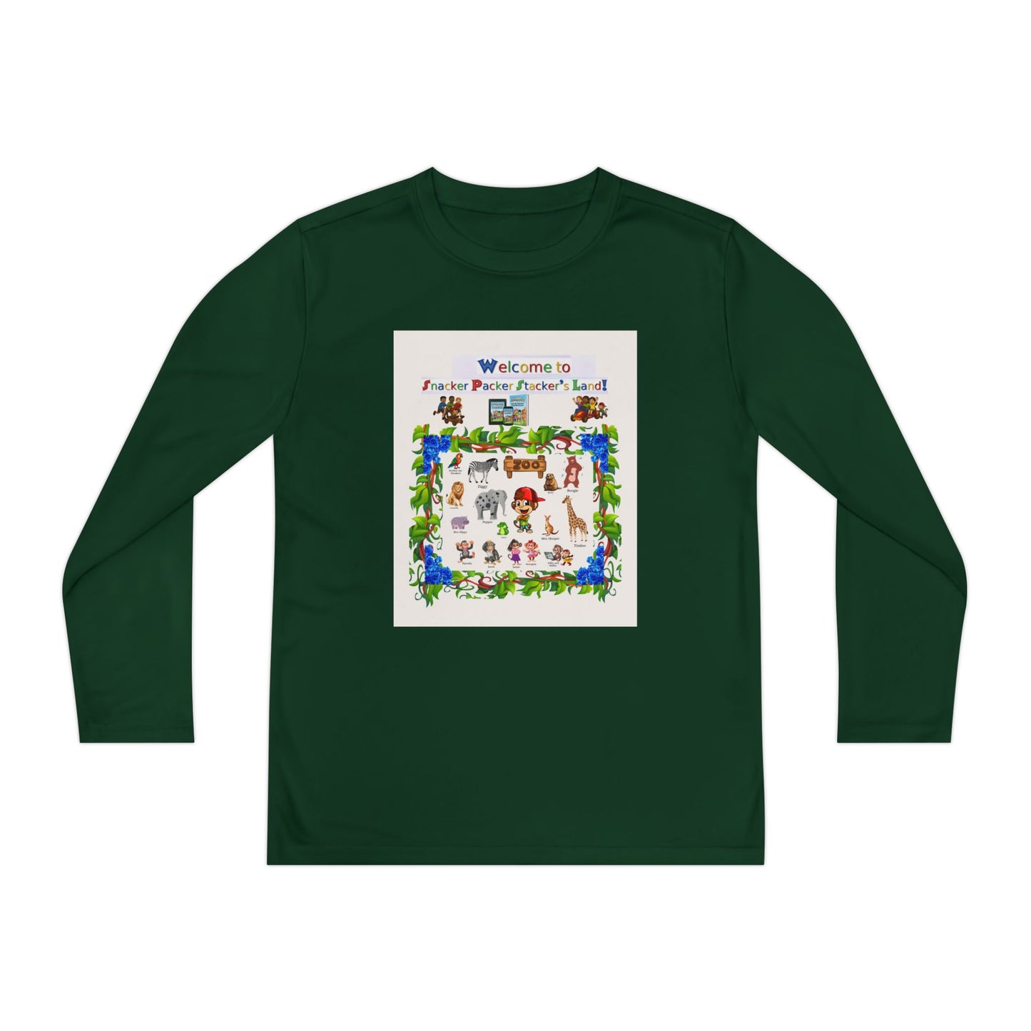 Youth Long Sleeve Tee - Welcome to the Petting Zoo Design