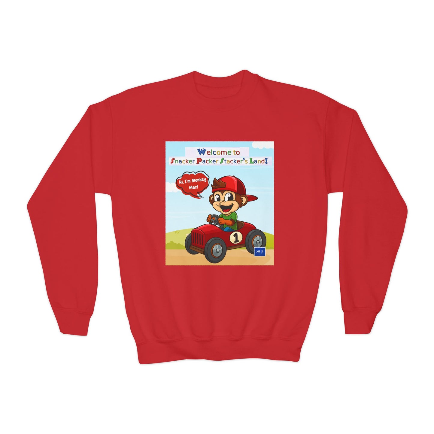Youth Adventure Crewneck Sweatshirt - Welcome to Parker's Playful Planet