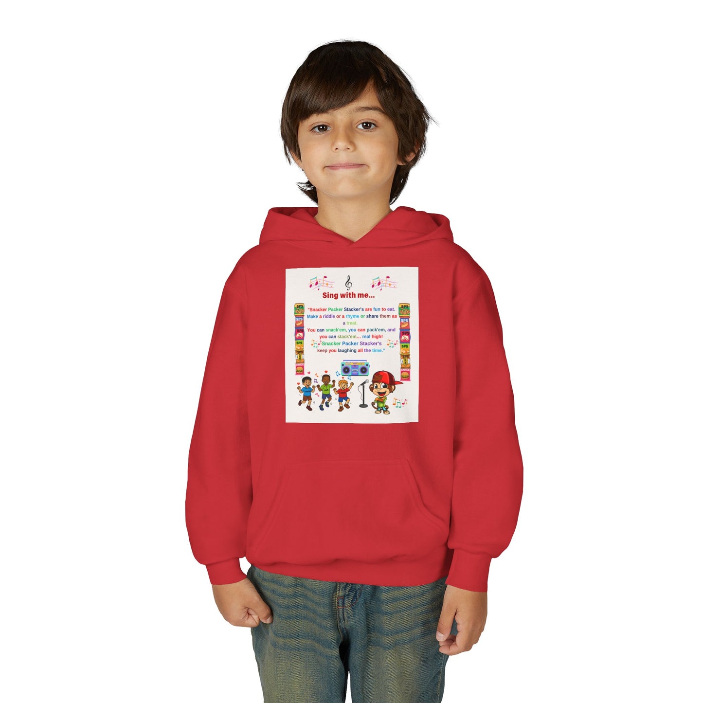 Youth Inspirational Sweatshirt - Fun Sing-Along Design for Kids, Perfect Gift for Birthdays, Family Gatherings, Christmas, and More